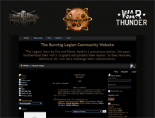 Tablet Screenshot of burninglegion.org